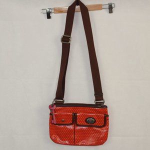 Fossil Key-Per Oilcloth Crossbody Bag